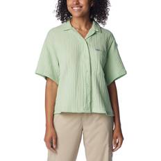 Columbia Women Blouses Columbia Women's Holly Hideaway Breezy Top- Green