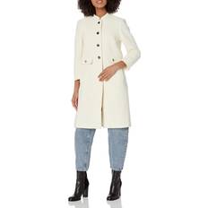 Anne Klein Outerwear Anne Klein Women's Audrey Hepburn Topper, Marshmallow