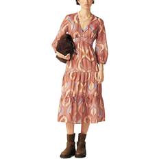 Femme - Robe à mi-longueur Robes BA&SH Carela Tiered Dress - Multicolore