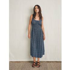 Tie Dye Abbigliamento Faherty Smocked Waist Midi Dress