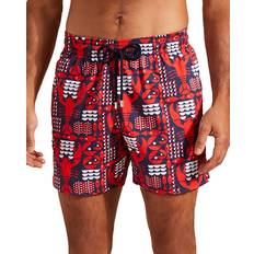 Vilebrequin Moorise Lobsters Print Swim Trunks Navy