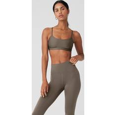 Green - Yoga Underwear Airlift Intrigue Bra - Olive Tree Brown