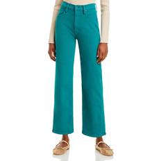 Turquoise - Women Jeans Mother Rambler Zip Ankle Teal Pants Green 29