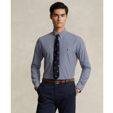 Shirts on sale Polo Ralph Lauren Men's Slim-Fit Gingham Stretch Shirt Navy/white