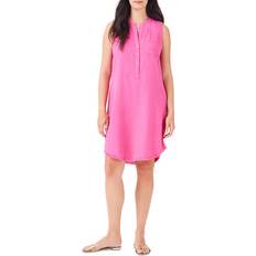 NIC+ZOE Rumba Linen-Blend Throw On Dress
