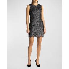 Zac Posen Floral Lace Mini Dress -