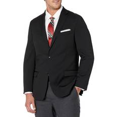 Tommy Hilfiger Black Blazers Tommy Hilfiger Men's Big-Tall Modern Fit Suit Separate with Stretch Pants, -black Twill, 4230