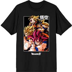 Clothing BioWorld Dragon Ball Goku Super Saiyan Character Men Black T-Shirt-Small