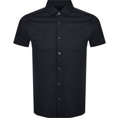 Armani Uomo Camicie Armani Short Sleeved Shirt Navy