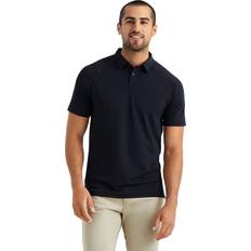 Gold Polo Shirts Rhone Delta Short Sleeve Polo Black