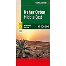 Naher Osten, Straßenkarte 1:2.000.000, freytag & berndt: Irak Iran Israel Jordanien Kuwait Libanon Syrien Türkei: 2006 Karta (Inbunden)