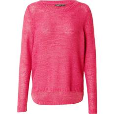 Knitted Sweaters - Pink Jumpers Only Einfarbiger Strickpullover