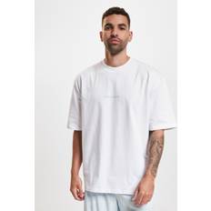 Oversize Oberteile Pegador Colne Logo Oversized T-Shirt Weiß