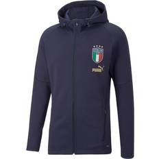 Vestes Puma FIGC Coach Herren Sweat-Jacke Trainings-Jacke Italien Fanwear 767108 Dunkelblau