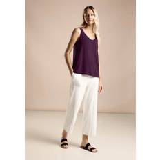 Lila Tanktops Street One Top mit V-Neck