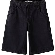 Bershka Femme Pantalons & Shorts Bershka Shorts black denim 30-31