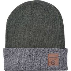 Lambretta Mens/womens knitted fleece turn up bobble skater style beanie hat