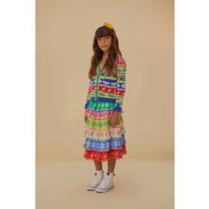 Polyester Cardigans Farm Rio Sweet Orchard Knit Kids Cardigan - Multicolor