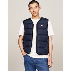 Tommy Hilfiger L Liivit Tommy Hilfiger Tjm Lt Down V-Neck Flag Vest - Sininen