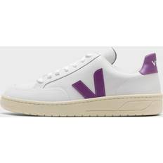 Cotton Trainers Veja V-12 LEATHER women Lowtop white in size:38