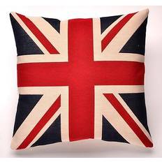 Littens 18" jack british flag Cushion Cover