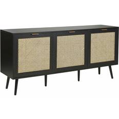 Beliani Skåp Beliani Avlastningsbord Beige Svart Sideboard