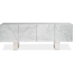 Marbles TV Benches Bernhardt Bianca Azucar/Oriental White TV Bench 87.4x32"