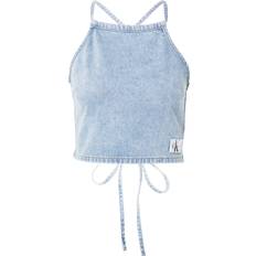 Calvin Klein Cotone Bluse Calvin Klein Top hellblau