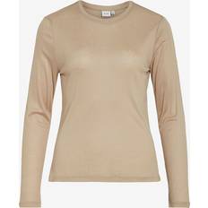 Vila XL T-Shirts Vila Shirt 'VIALEXIA' taupe