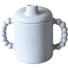 Jack o Juno Bubble Sippy Mug With Lid, Glacier Grey
