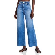 Paige Anessa High-Rise Wide-Leg Jeans Blue 23