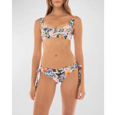 Multicoloured Bikini Bottoms Agua Bendita Eda Dreamin Reversible Bikini Bottom Multicolor