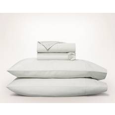 Boll & Branch Signature Hemmed Set Twin Mist Luxury 100% Organic Cotton Bed Sheet