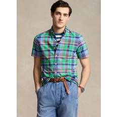 Blue Shirts Polo Ralph Lauren Men's Classic Fit Plaid Oxford Shirt, blue