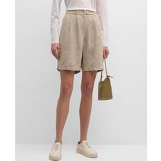 Eileen Fisher Easy Fit Shorts Undyed Natural