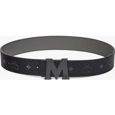 Leather - Men Clothing MCM Claus Tonal Reversible Belt 1.5" VETIVER 120