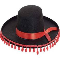 Hombre - Rojo Sombreros Spanish Hat Adult Costume Accessory