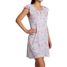 Blue Nightgowns Ellen Tracy Women's Plus Printed Chemise Nightgown Paisley One Size