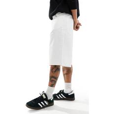 Weekday Astro Loose Skater Fit Shorts - White