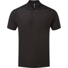 Brown - Men Polo Shirts Premier Coolchecker Pique Polo Shirt Black