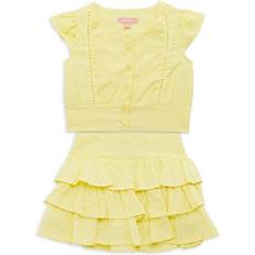 Girls - Organic/Recycled Materials Other Sets Bcbg Girls Girls' Tiered Skirt Set Big Kid Pale Yellow