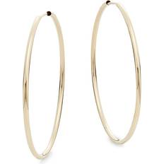 Saks Fifth Avenue Women's 14K Yellow Gold Hoop Earrings/1.6" one-size
