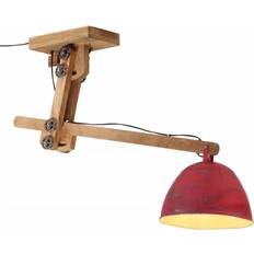 Hout Hanglampen vidaXL 371927 Dark Red