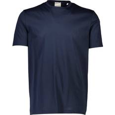 Lindbergh Black Slim Fit T-Shirt - Navy/Einfarbig