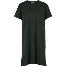 Knee Length Dresses - Merino Wool We Norwegians Women's Peak T-Shirt Dress Dress XS, black/olive