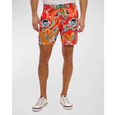 Multicoloured - Unisex Trousers & Shorts Robert Graham Taj Floral Straight Fit Shorts