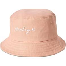 Men - Pink Hats Hurley Women's Bucket Hat Scripted Sun Hat, One Size, Pink Gaze