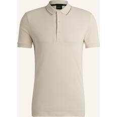 BOSS Green Herren Polo-Shirts beige Baumwoll-Piqué