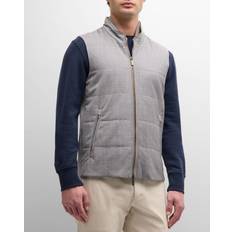 Wool Vests Maurizio Baldassari Arena Merino Wool Full Zip Travel Vest