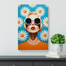 Marlow Home Co Daisy Pop No Prints Framed Art